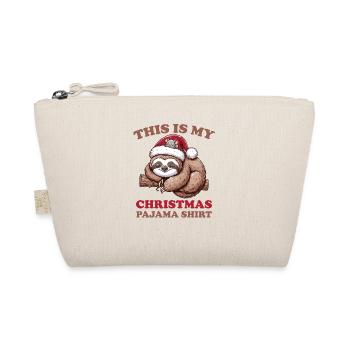 Sloth Mouse Christmas Pajamas Sloths - Organic Pouch - nature - Front