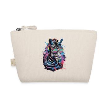 Zebra - Bio-Täschchen - Natur - Vorne