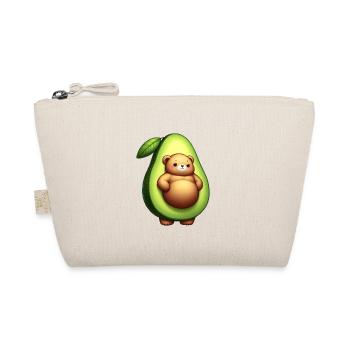 Bär im Avocado-Kostüm - Bio-Täschchen - Natur - Vorne