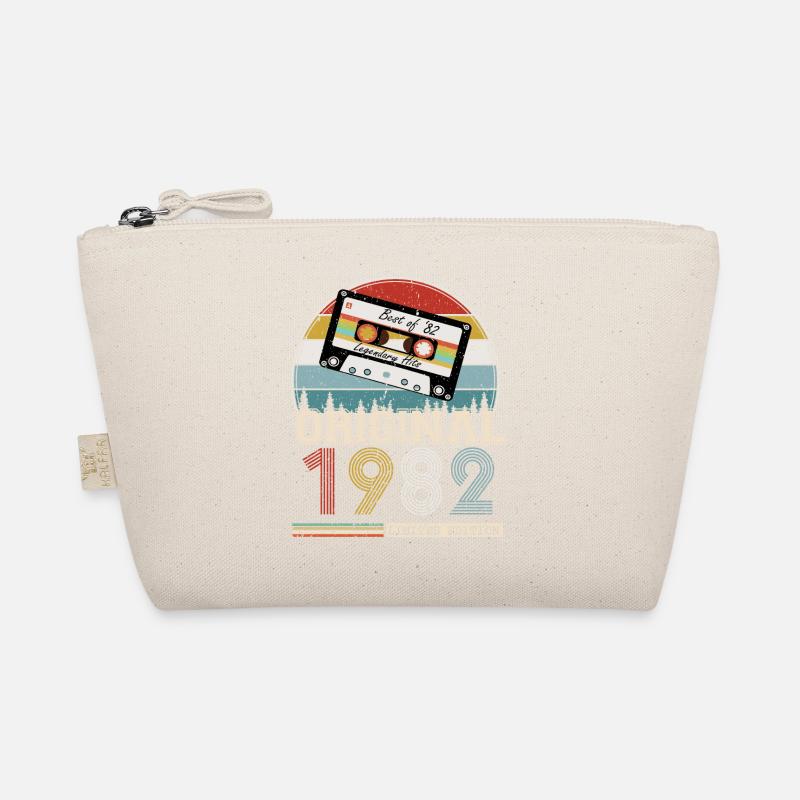 Vintage 1982 42 Year Anniversary Gift Organic Pouch