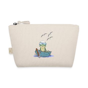 frog sailor sailor boat toad frogs - Organic Pouch - nature - Front