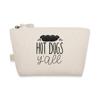 Hot Dog Adult Girl Hot Dogs Y'All - Bio-Täschchen - Natur - Vorne