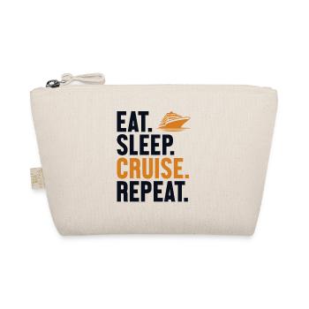 Eat Sleep Cruise Repeat Cruise Ship Cruise - Organic Pouch - nature - Front