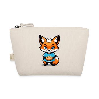 Renard avec un biscuit dans les pattes - Trousse biologique - nature - Devant
