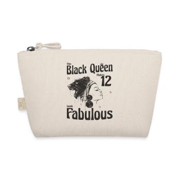 This Black Queen Makes 12 Looks Fabulous - 12th - Organic Pouch - nature - Front