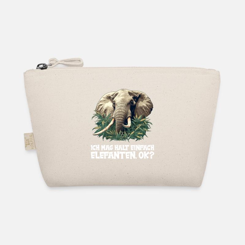 Elefanten Elefant Bio-Täschchen