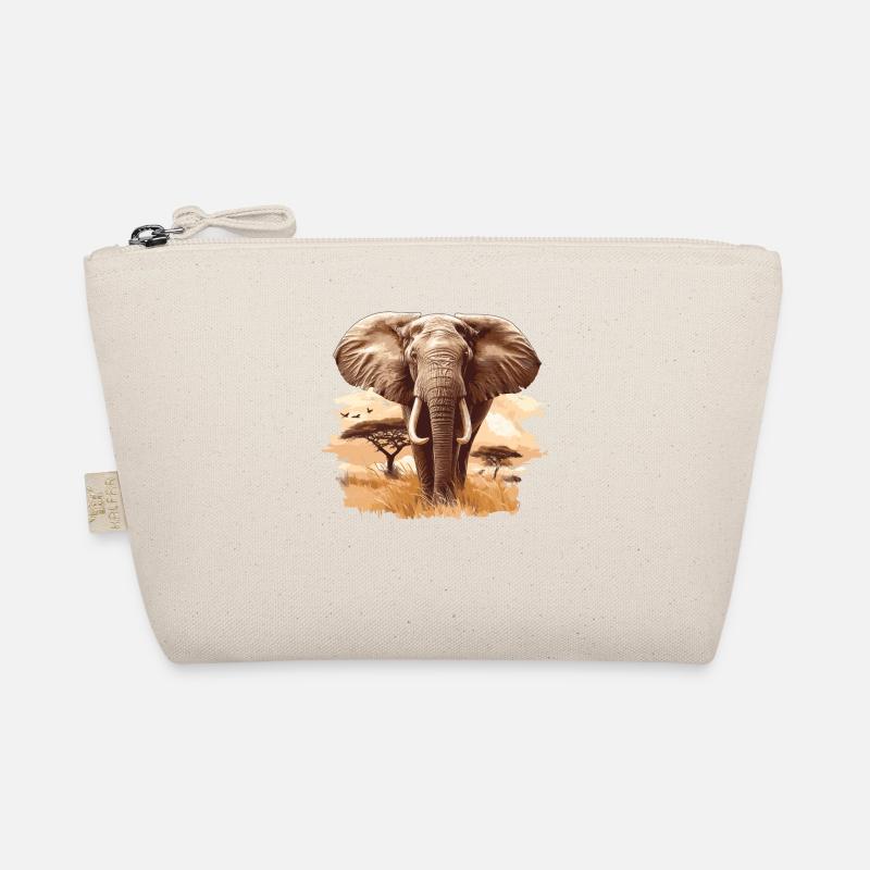 Elefanten Elefant Bio-Täschchen