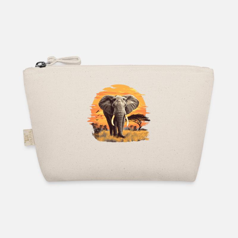 Elefanten Elefant Bio-Täschchen