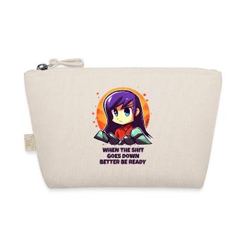 Fille d’anime en colère et drôle : mieux vaut être prêt - Trousse biologique - nature - Devant