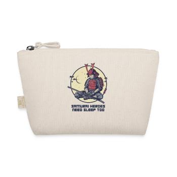 Samurai hero needs sleep - Organic Pouch - nature - Front