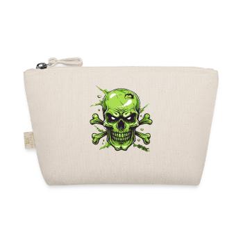 Crâne vert en colère - Trousse biologique - nature - Devant