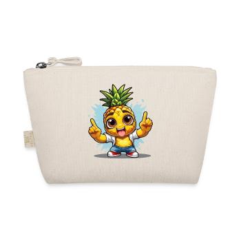 Pineapple with a good mood - Organic Pouch - nature - Front