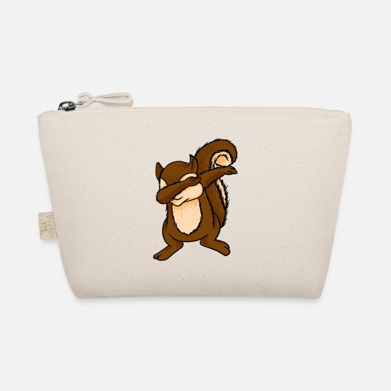 Dabbing Squirrel Funny Chipmunks Dab Animal Lover Organic Pouch
