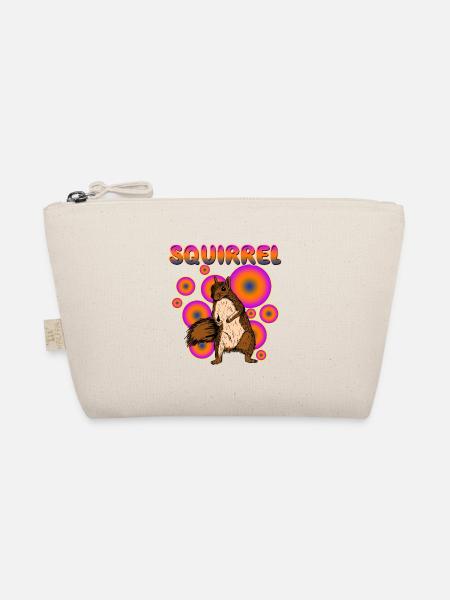 80 ' s Drôle Écureuil Chipmunks Old Style Animal - Trousse biologique - nature - Devant