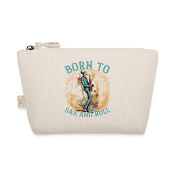 Saxophoniste Rock Drôle Jazz Musique Design - Trousse biologique - nature - Devant