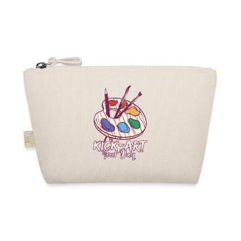 Funny Art Painter Kick Art Your Day Drawing Gift - Bio-Täschchen - Natur - Vorne