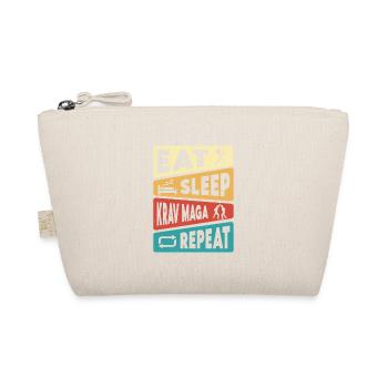 Eat Sleep Krav Maga Repeat Training Martial Arts - Organic Pouch - nature - Front