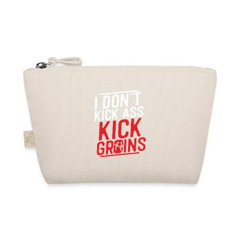 I Don't Kick Ass Kick Groins Training Krav Maga Ma - Organic Pouch - nature - Front