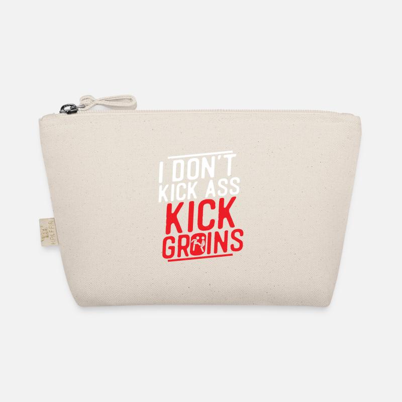 I Don't Kick Ass Kick Groins Training Krav Maga Ma Bio-Täschchen