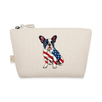 Boston Terrier Dog 4 juillet Drapeau américain Cadeaux - Trousse biologique - nature - Devant
