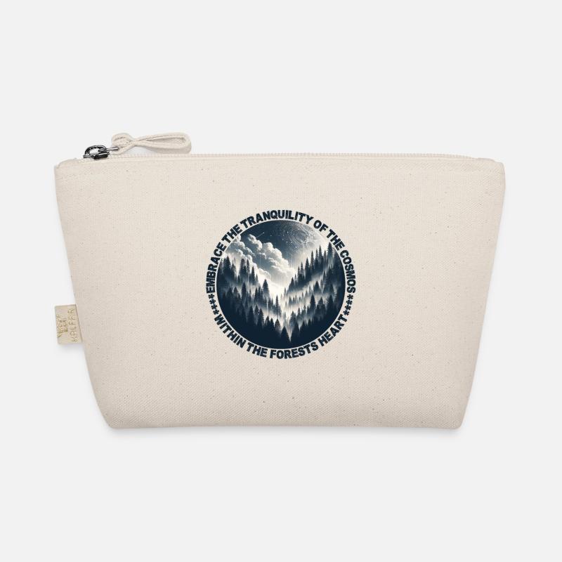 Mystic Forest Nightscape: A Celestial Symphony Organic Pouch