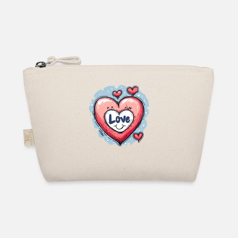 Liebe Herz Bio-Täschchen