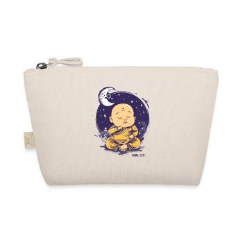Sleeping Baby Buddha with Moon and Stars - Organic Pouch - nature - Front
