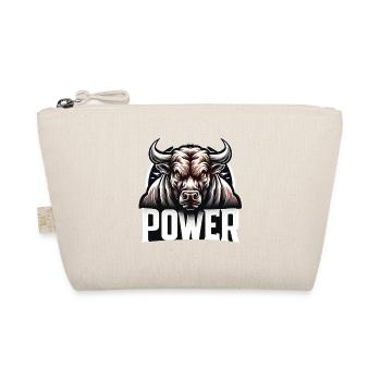 Power Bull - Bio-Täschchen - Natur - Vorne