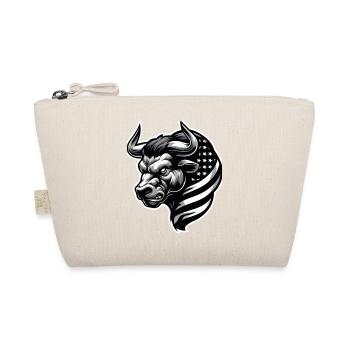 Patriotic Bull - Bio-Täschchen - Natur - Vorne