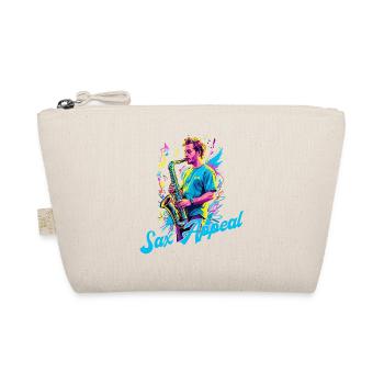 Saxophone Drôle Design Jazz Amateur de musique - Trousse biologique - nature - Devant