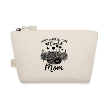 Crochet Mama - Never underestimate a crochet mom - Bio-Täschchen - Natur - Vorne