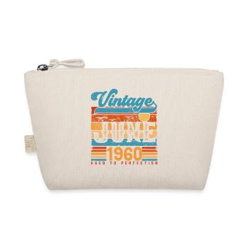 June 1960, Vintage Birthday Gift June 1960. - Organic Pouch - nature - Front