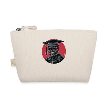 Cyborg Skeleton Graduate - Organic Pouch - nature - Front
