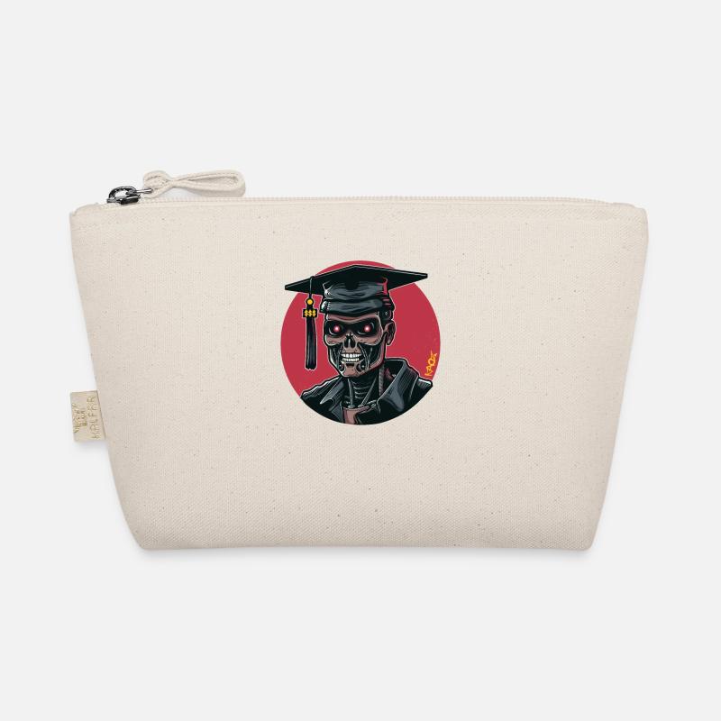Cyborg Skeleton Graduate Organic Pouch