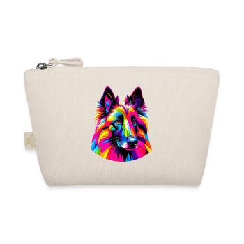 Chien de berger belge coloré Pop Art Groenendael - Trousse biologique - nature - Devant
