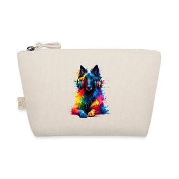 Casque Splash Art coloré Chien de berger belge - Trousse biologique - nature - Devant