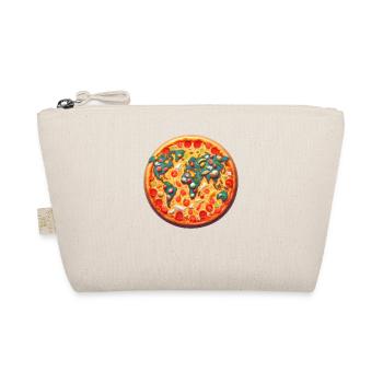 World map on pizza - Organic Pouch - nature - Front