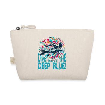 Swimming into Adventure: Dive into the Deep Blue! - Organic Pouch - nature - Front