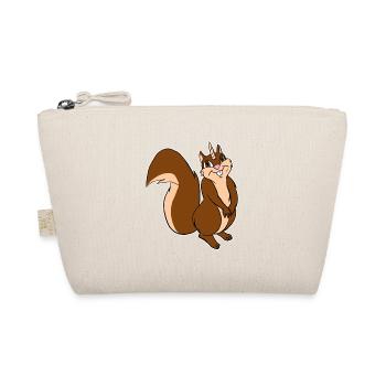 Squirrelcorn Funny Squirrel Unicorn Chipmunks Pun - Organic Pouch - nature - Front