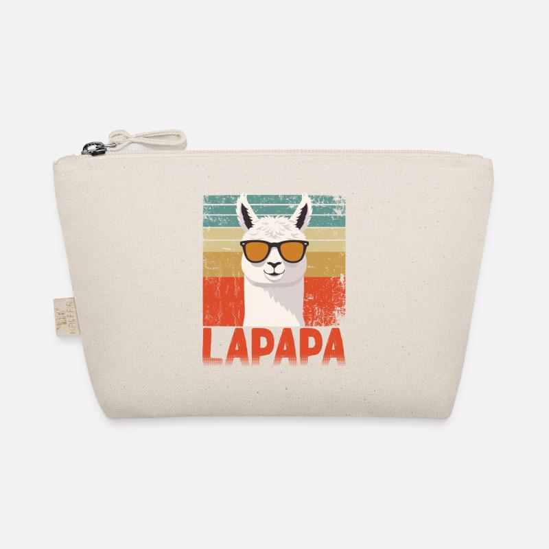 Lapapa Funny Llama Father Perfect Style Organic Pouch