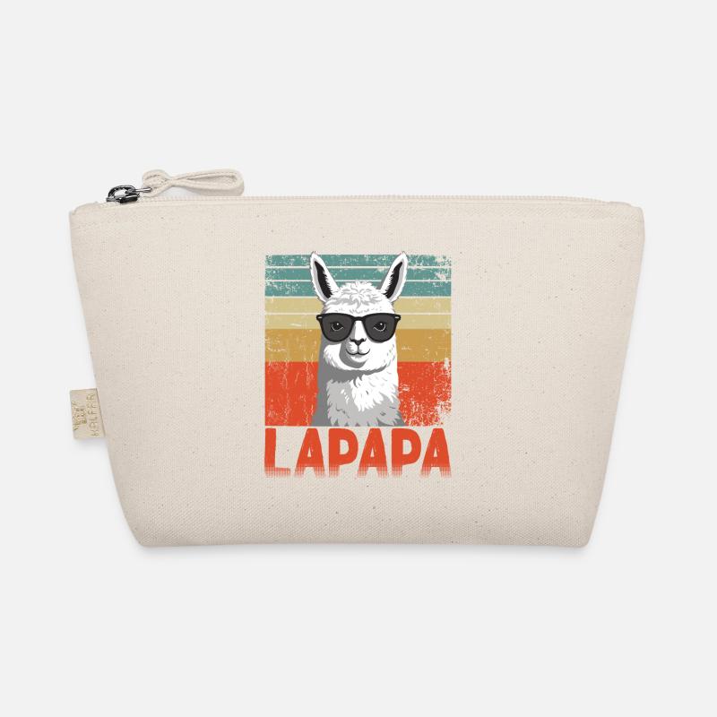 Lapapa Funny Llama Father Perfect Style Organic Pouch