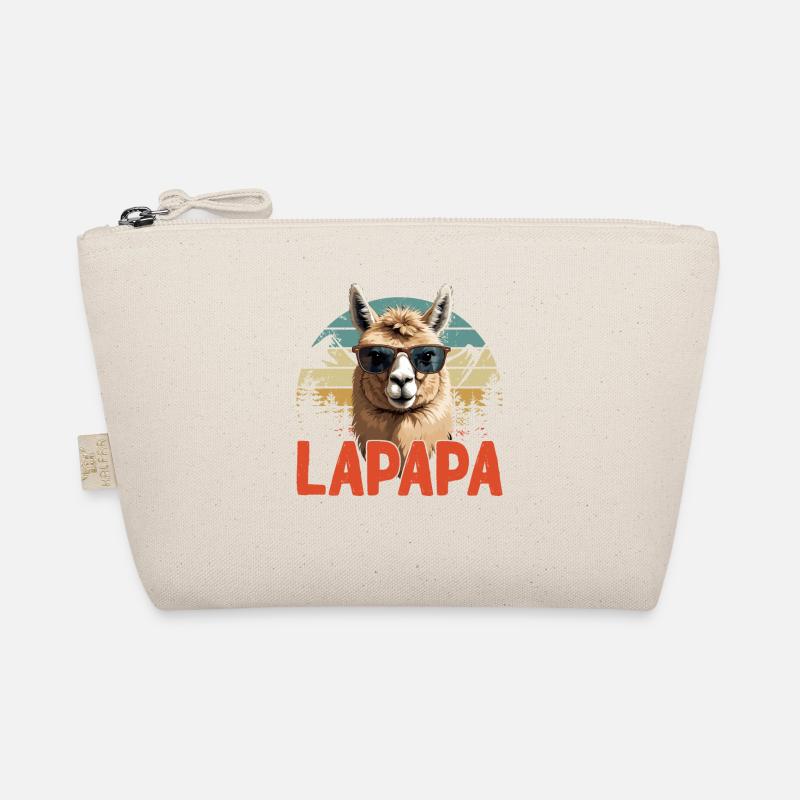Lapapa Funny Llama Father Perfect Style Organic Pouch