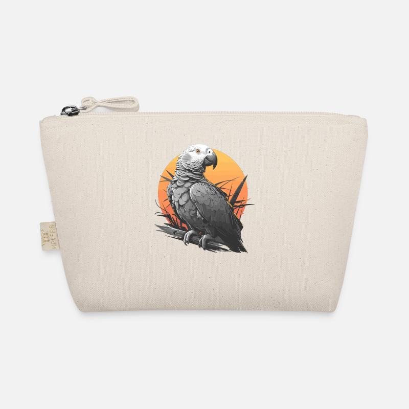 Graupapageien Graupapagei Bio-Täschchen