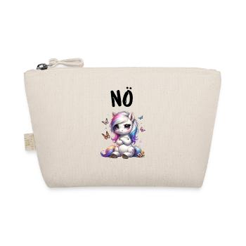 Horse Funny Saying Nope Rider Horse Lover - Organic Pouch - nature - Front