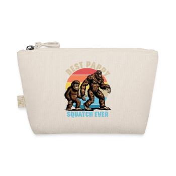 Best Pappy Squatch Ever - Bio-Täschchen - Natur - Vorne