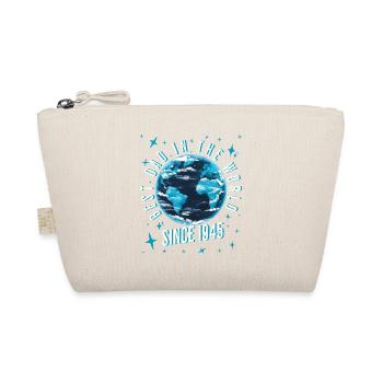 Best dad in the world since 1945 Father's Day - Organic Pouch - nature - Front