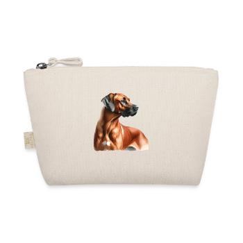 Watercolor Rhodesian Ridgeback - Bio-Täschchen - Natur - Vorne