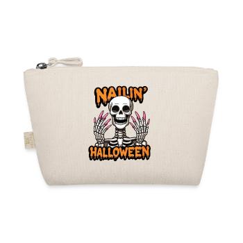 Nailin Halloween Nail Tech Nail Tech beautician - Organic Pouch - nature - Front