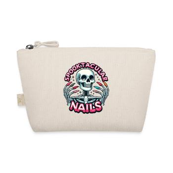 Spooktacular Nails Nail Tech Nail Tech beautician - Organic Pouch - nature - Front