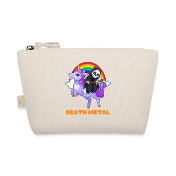 Goth Rock Satan Unicorn Festivals Death Metal - Organic Pouch - nature - Front